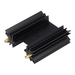 Radiator extrudat SOT32 TO220 TO3P negru 38.1mm 11K/W | Electronic-mag.ro | Componente Electronice
