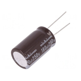 Condensator Electrolitic THT 180uF 250V 18x31.5mm | Electronic-mag.ro | Componente Electronice