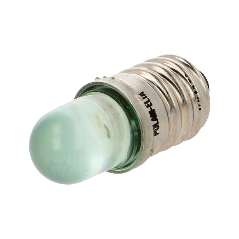 Lampa LED Verde 12V E10 | Electronic-mag.ro | Componente Electronice