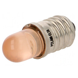 Lampă LED Portocalie 12V E10 | Electronic-mag.ro | Componente Electronice