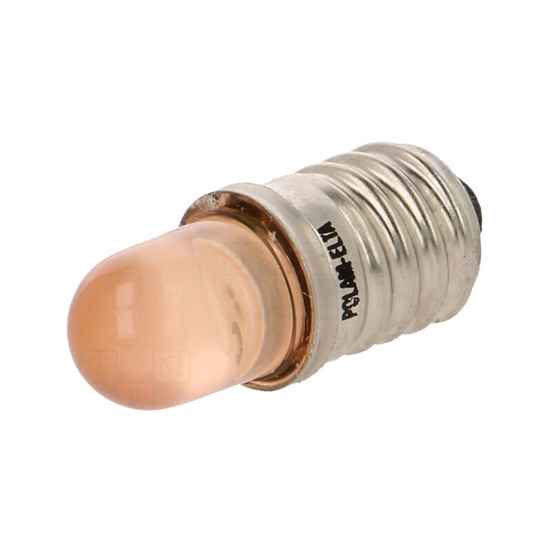 Lampă LED Portocalie 12V E10 | Electronic-mag.ro | Componente Electronice