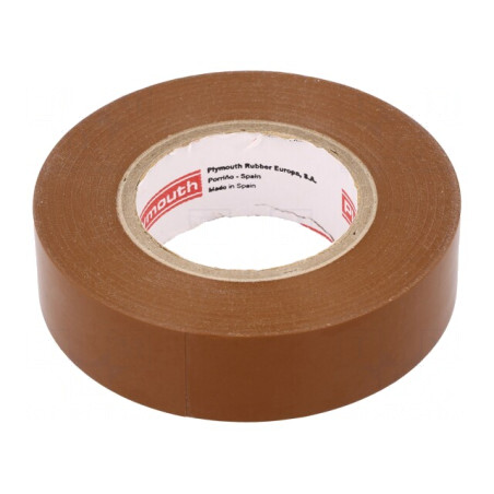 Bandă Electroizolantă Maro 19mm x 20m | Electronic-mag.ro | Componente Electronice