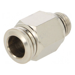 Racord Push-In Simplu Alamă Nichelată 1/8" | Electronic-mag.ro | Componente Electronice