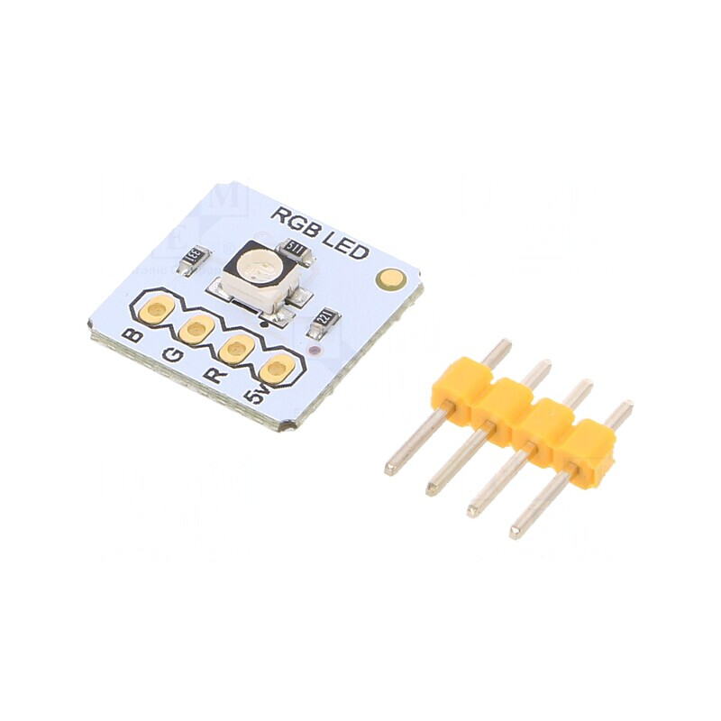 Modul LED RGB 3528 3,3-5V 13x13mm | Electronic-mag.ro | Componente Electronice
