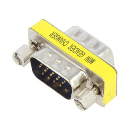 Adaptor D-Sub 15pin HD tată-tată | Electronic-mag.ro | Componente Electronice