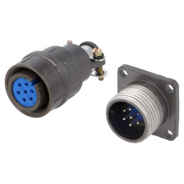 Conector Circular Soclu/Mufă DS1110-06 7 PIN 5A | Electronic-mag.ro | Componente Electronice