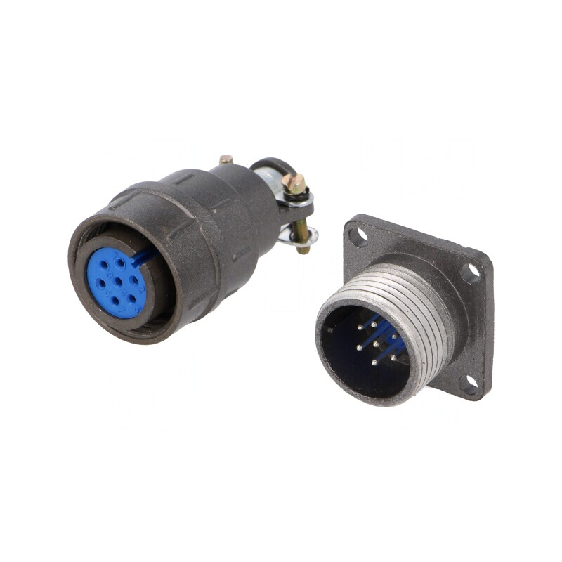 Conector Circular Soclu/Mufă DS1110-06 7 PIN 5A | Electronic-mag.ro | Componente Electronice