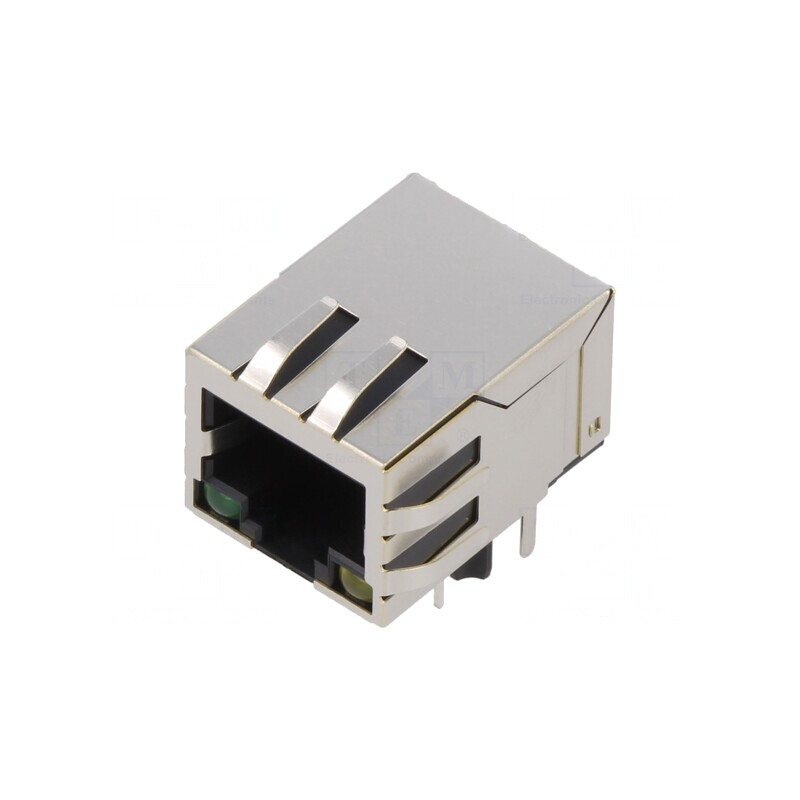 Soclu RJ45 ecranat cu LED 8p8c THT | Electronic-mag.ro | Componente Electronice Soclu RJ45 ecranat cu LED 8p8c THT | Electronic-mag.ro | Componente Electronice