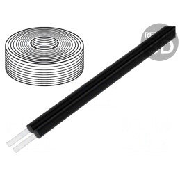 Cablu fibră optică HITRONIC POF 2.2mm | Electronic-mag.ro | Componente Electronice