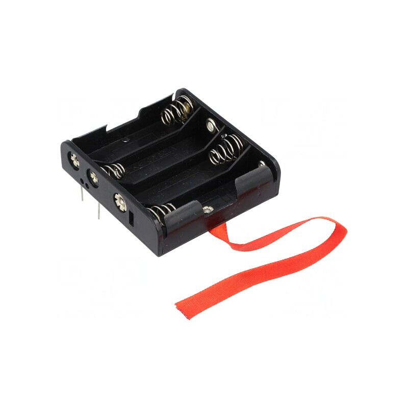 Suport Baterii AA x4 PCB | Electronic-mag.ro | Componente Electronice