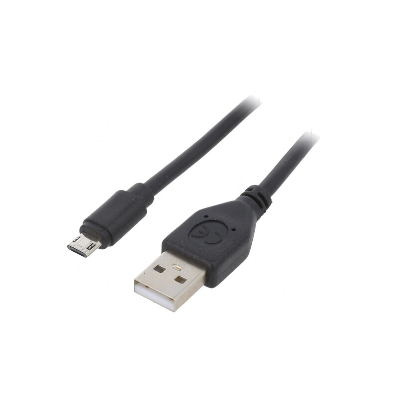 Cablu USB 2.0 A la Micro B Reversibil Aurit | Electronic-mag.ro | Componente Electronice
