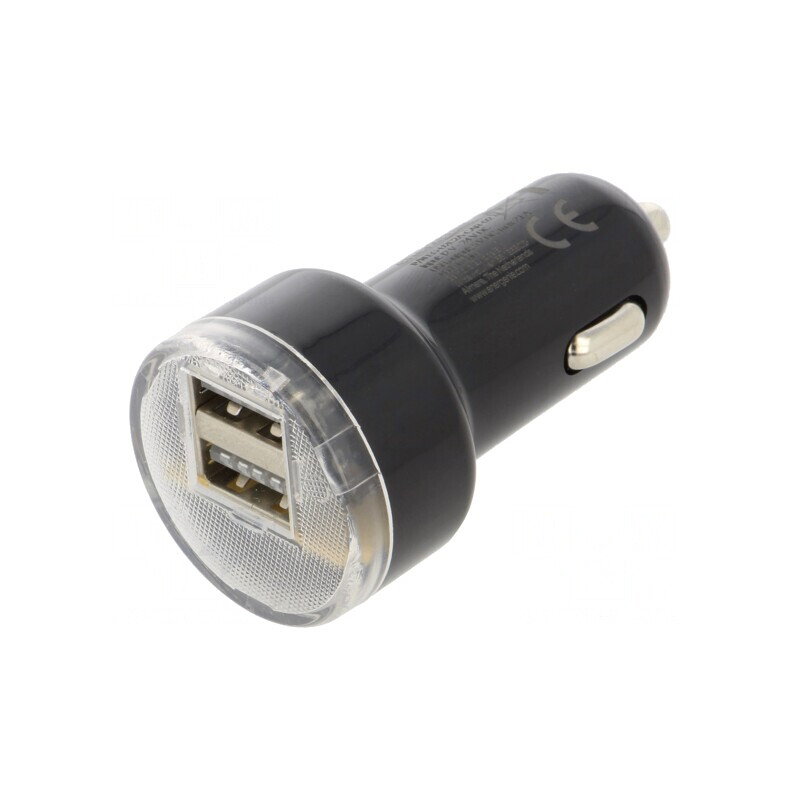 Încărcător Auto USB Dual 5V 2.1A | Electronic-mag.ro | Componente Electronice