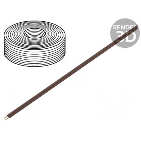 Cablu Electric LiYz 2x0,08mm2 5m Maro 60V | Electronic-mag.ro | Componente Electronice
