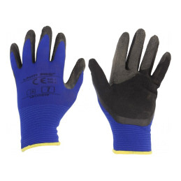 Mănuşi de protecţie mărimea 7 roşu-bleumarin | Electronic-mag.ro | Componente Electronice