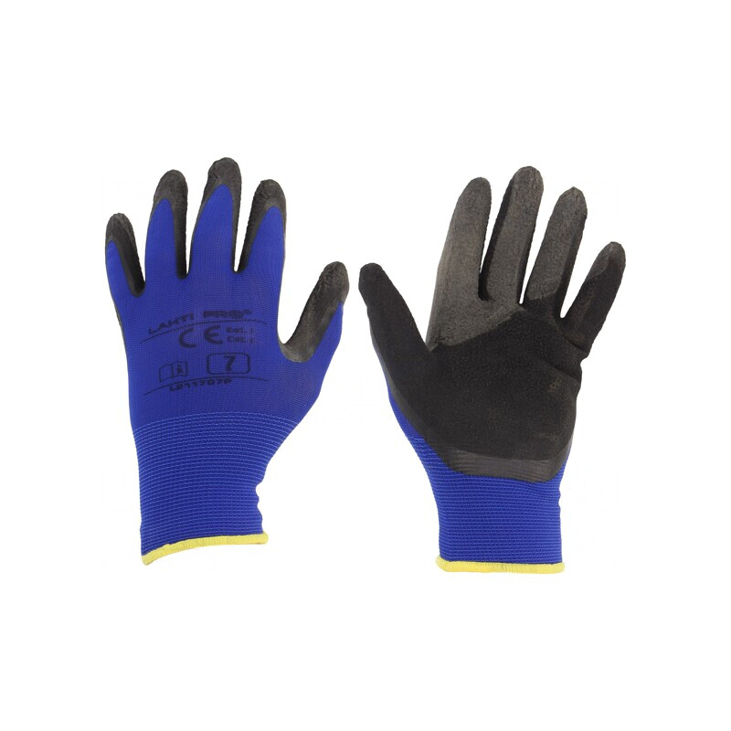 Mănuşi de protecţie mărimea 7 roşu-bleumarin | Electronic-mag.ro | Componente Electronice