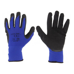 Mănuşi de protecţie roşu-bleumarin mărimea 10 | Electronic-mag.ro | Componente Electronice