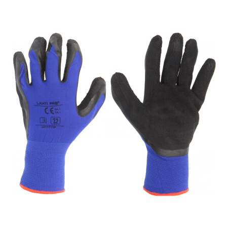 Mănuşi de Protecţie Roşu-Bleumarin Mărimea 11 | Electronic-mag.ro | Componente Electronice