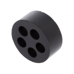Insert Presetupă 8mm M40 IP54 Cauciuc NBR 5 Orificii | Electronic-mag.ro | Componente Electronice