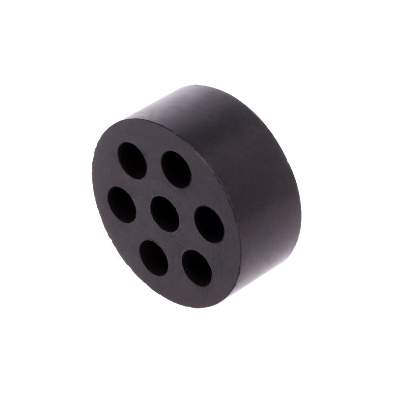 Insert Presetupă 8mm M50 IP54 Cauciuc NBR 7 Orificii | Electronic-mag.ro | Componente Electronice