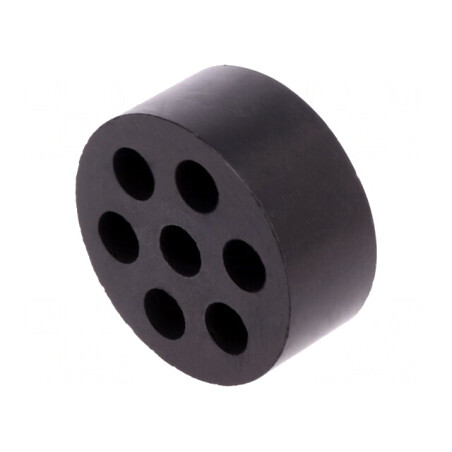 Insert Presetupă 8mm M50 IP54 Cauciuc NBR 7 Orificii | Electronic-mag.ro | Componente Electronice