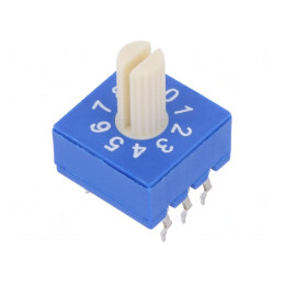 Întrerupător codificare DEC/BCD 10 poziții THT Rizol | Electronic-mag.ro | Componente Electronice