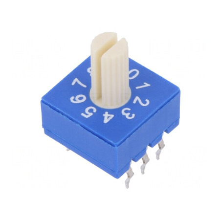 Întrerupător codificare DEC/BCD 10 poziții THT Rizol | Electronic-mag.ro | Componente Electronice