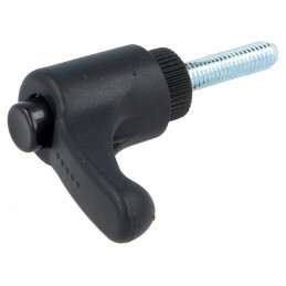 Manetă Franțuzească Neagră 20mm x 30mm | Electronic-mag.ro | Componente Electronice