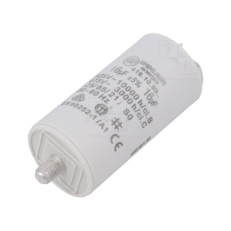 Condensator Motor 16uF 425VAC | Electronic-mag.ro | Componente Electronice