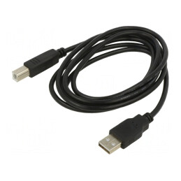 Cablu USB 2.0 A la B 3m Negru