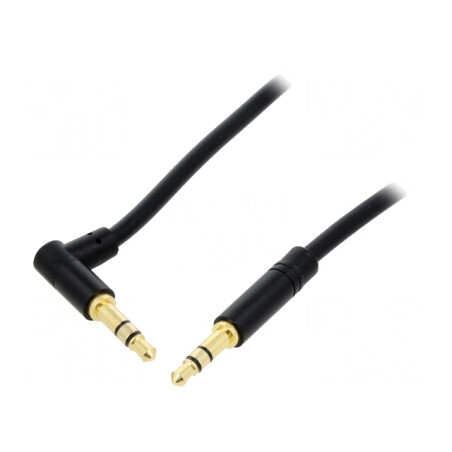 Cablu Audio Jack 3,5mm 3pin Unghiular | Electronic-mag.ro | Componente Electronice