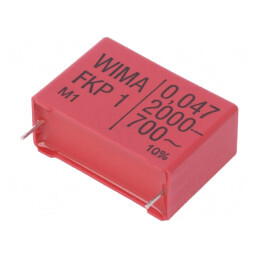 Condensator cu Polipropilenă 47nF THT ±10% | Electronic-mag.ro | Componente Electronice