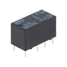 Releu Electromagnetic DPDT 24VDC 2A | Electronic-mag.ro | Componente Electronice