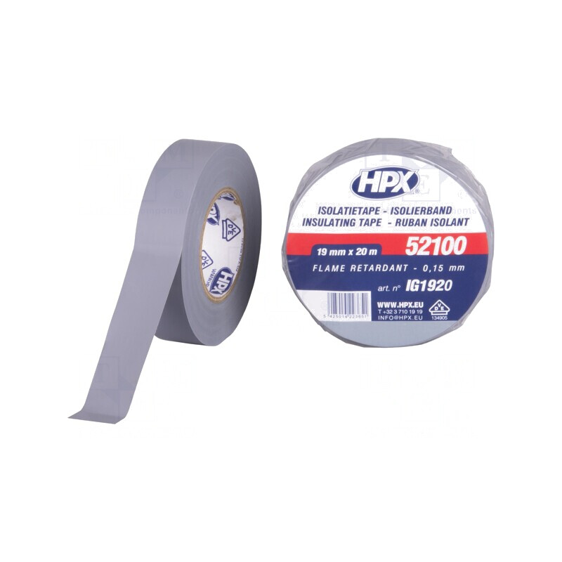 Bandă Electroizolantă Gri 19mm x 20m | Electronic-mag.ro | Componente Electronice