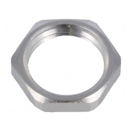 Piuliţă cu împământare PG7 alamă nichel 2,8mm Cheie 15mm | Electronic-mag.ro | Componente Electronice