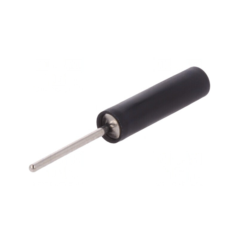 Soclu banană 4mm negru 20A 1kV | Electronic-mag.ro | Componente Electronice