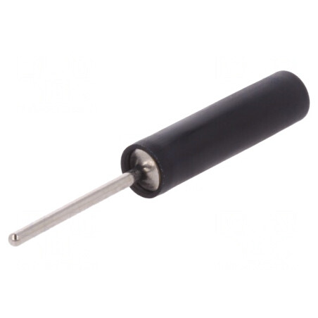 Soclu banană 4mm negru 20A 1kV | Electronic-mag.ro | Componente Electronice