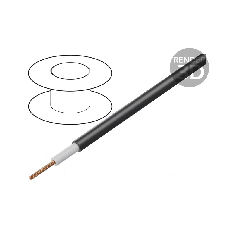 Cablu Electric Silicon Negru 1x2,5mm2 1kV | Electronic-mag.ro | Componente Electronice