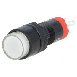 Comutator apăsare SPDT 0,5A 250VAC IP40 | Electronic-mag.ro | Componente Electronice