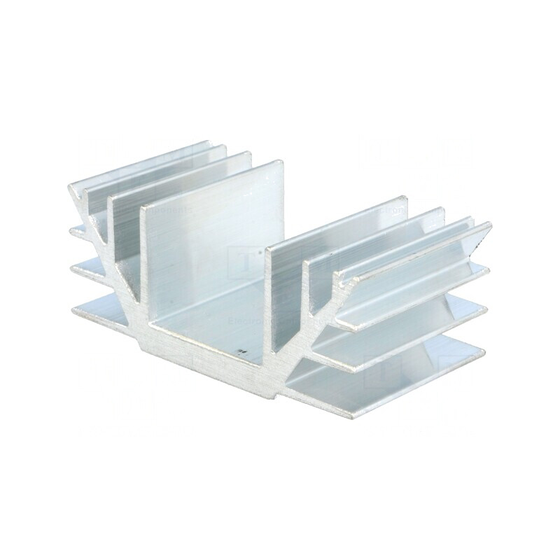 Radiator extrudat aluminiu 40mm x 74mm x 30mm | Electronic-mag.ro | Componente Electronice