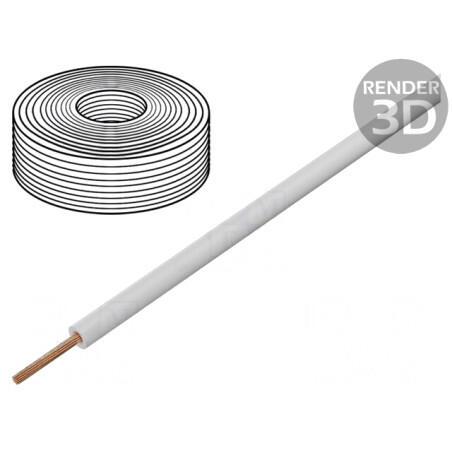 Cablu Electric LSZH Alb 4mm2 450V/750V | Electronic-mag.ro | Componente Electronice