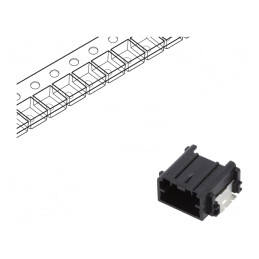 Conector Automotive Mini50 Tată Soclu PCB 4 PIN SMT | Electronic-mag.ro | Componente Electronice