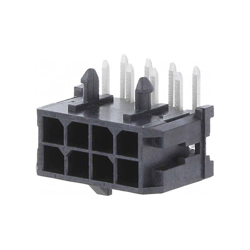 Conector cablu-placă 8 pini Micro-Fit 3.0 3mm 2x4 | Electronic-mag.ro | Componente Electronice