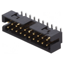 Conector THT Aurit 20 PIN 2mm Milli-Grid PCB-Cablu | Electronic-mag.ro | Componente Electronice