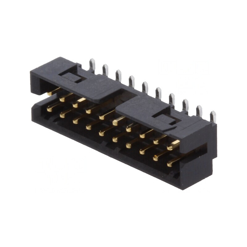 Conector THT Aurit 20 PIN 2mm Milli-Grid PCB-Cablu | Electronic-mag.ro | Componente Electronice