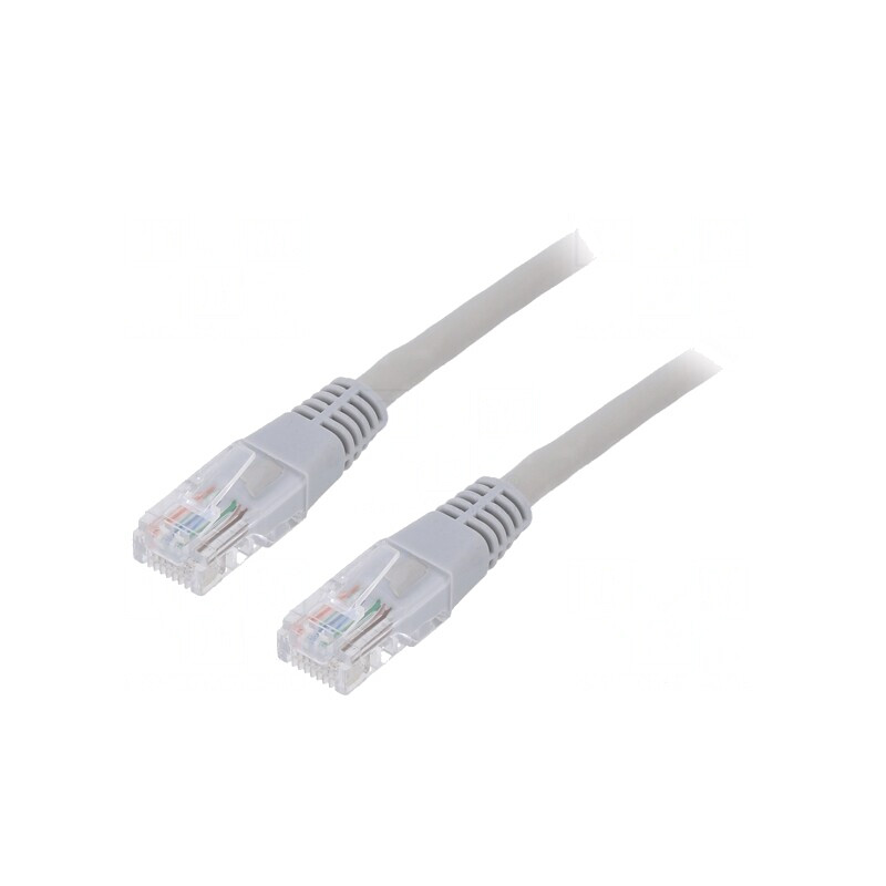 Cablu Patch UTP Cat5e 7.5m Gri | Electronic-mag.ro | Componente Electronice