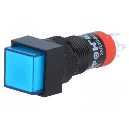 Comutator de Apăsare SPDT 0,5A 250VAC IP40 | Electronic-mag.ro | Componente Electronice