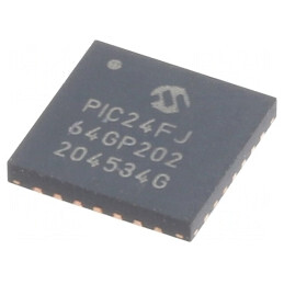Microcontroler PIC24 64kB 2-3.6V SMD QFN28 8kB SRAM | Electronic-mag.ro | Componente Electronice