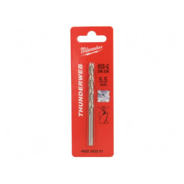 Burghiu Metal 5.5mm HSS-G Oțel Rapid | Electronic-mag.ro | Componente Electronice
