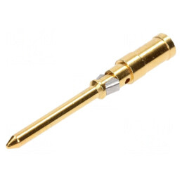 Pin tată aurit 1,5mm2 16AWG Han D® HMC crimpat | Electronic-mag.ro | Componente Electronice
