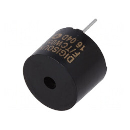 Traductor de sunet: semnalizator electromagnetic; 12mm; 5VDC